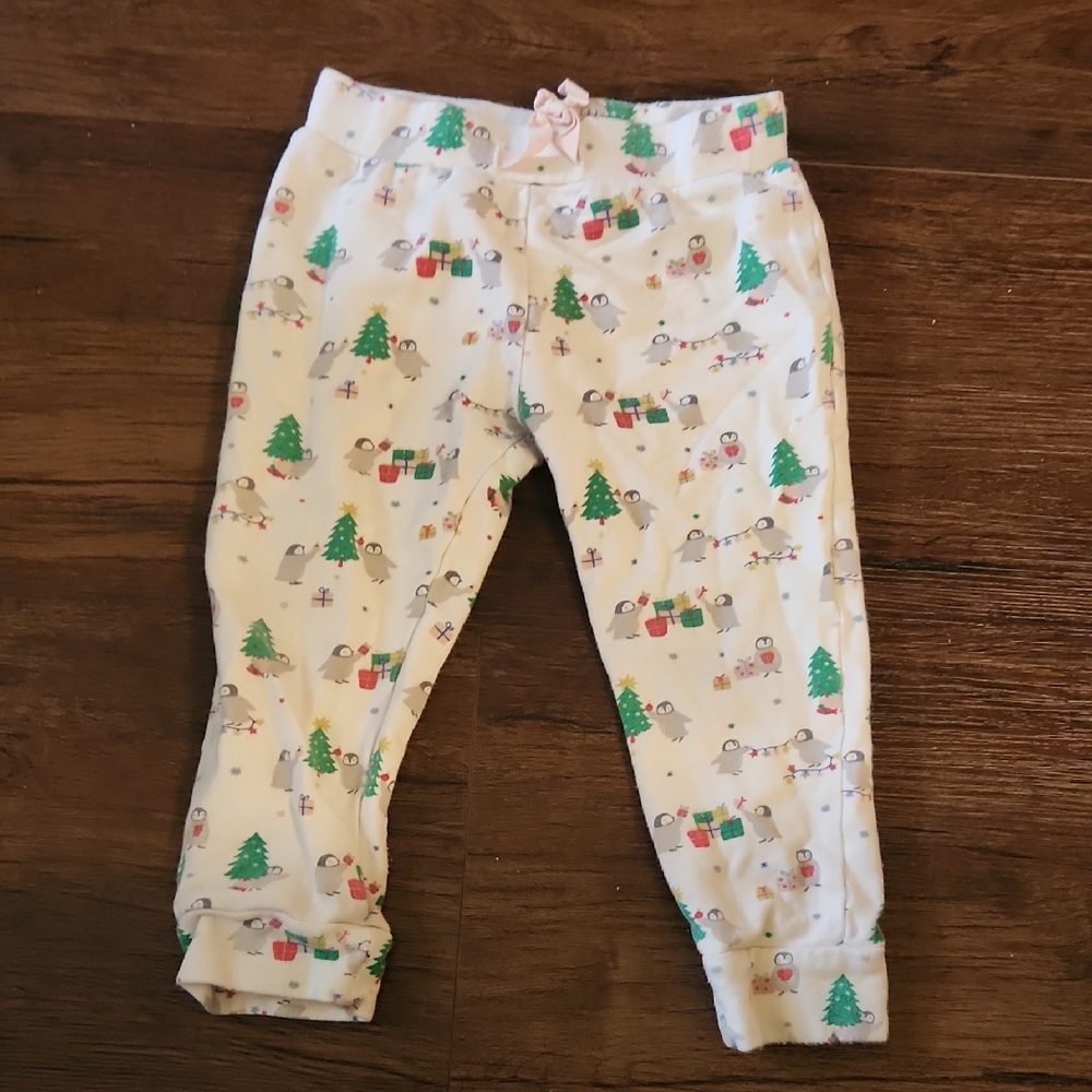 Baby Boden Christmas Penguin Pants